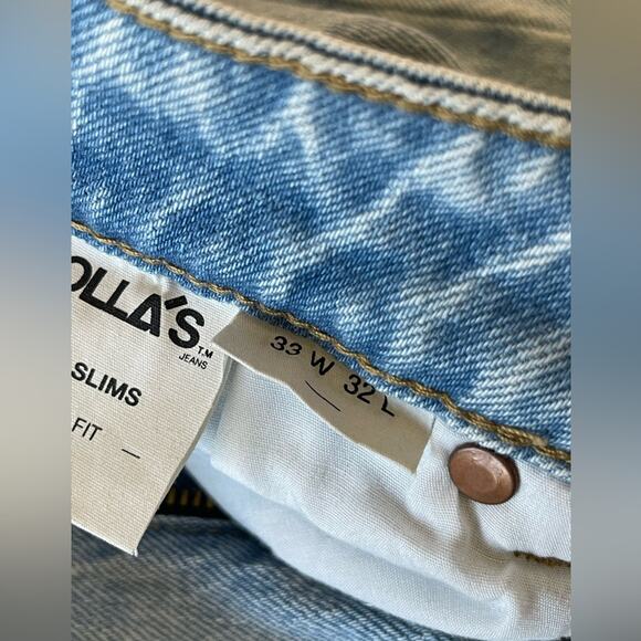 New ~ ROLLAS ROLLA'S ~ Slim Fit Skinny Jeans 33/32 - Picture 3 of 10